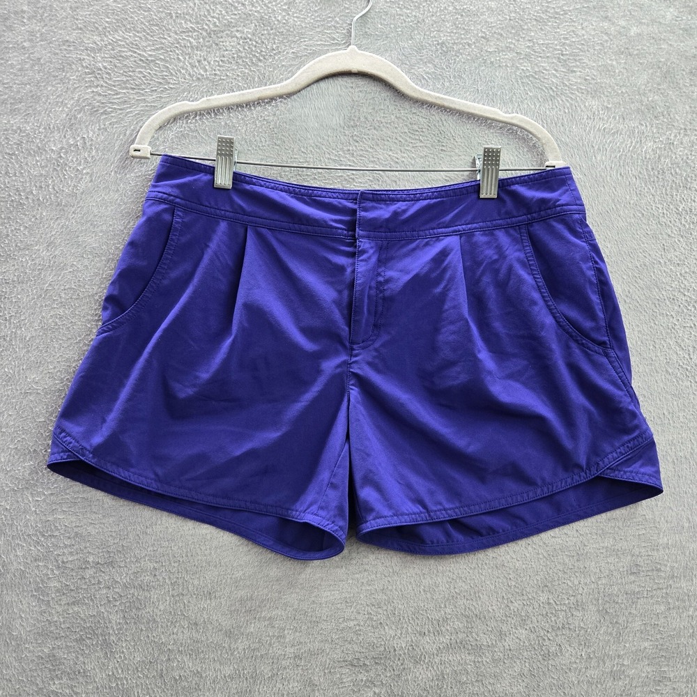 Athleta Women Shorts 8 Purple Recycle Polyester Spandex Style 983379 3" Inseam